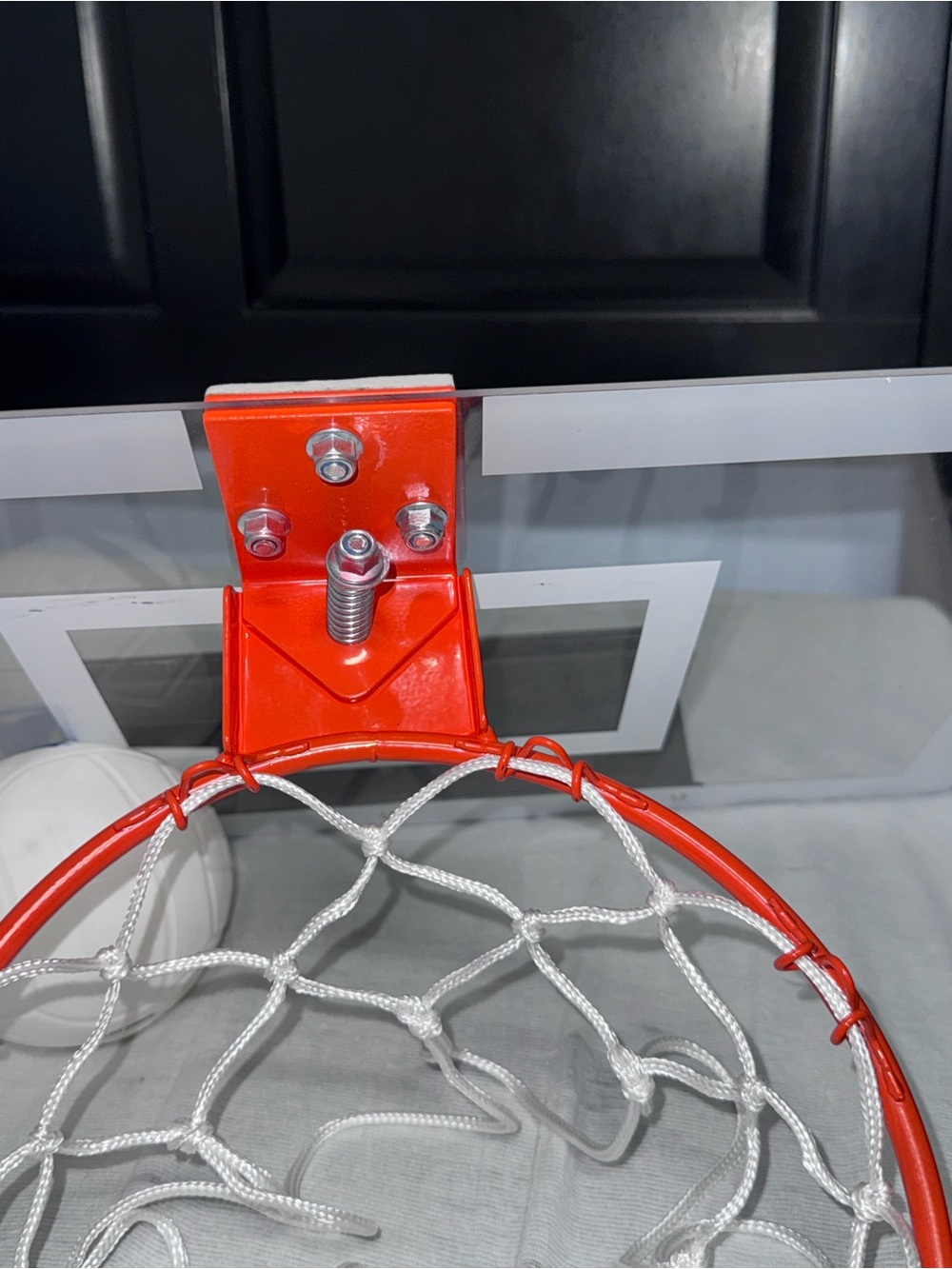 SPALDING Basketball Hoop with Mini DePaul University Ball - Picture 6 of 6